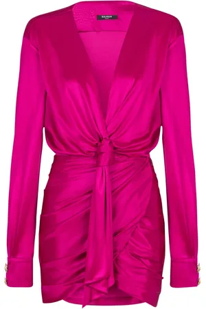 Balmain Drapiertes Jersey-Kleid