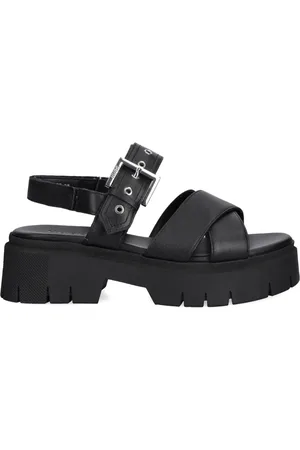 HUGO BOSS Sandalen mit Schnallenriemen