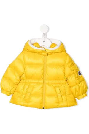 Moncler Gefütterte Jacke mit Logo-Patch