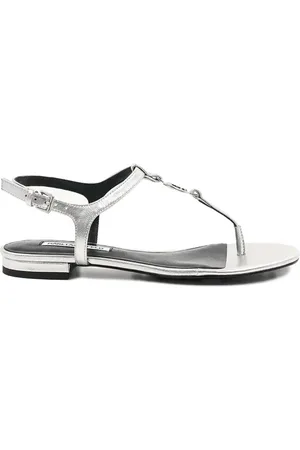 Karl Lagerfeld Sandalen mit Logo-Applikation