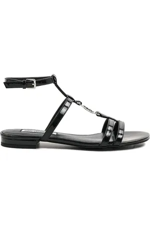 Karl Lagerfeld Flache Riemensandalen