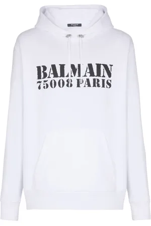 Balmain Hoodie mit Logo-Print