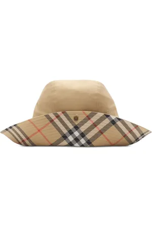 Burberry Karierter Cabardine-Hut