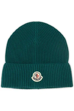Moncler Beanie mit Logo-Patch