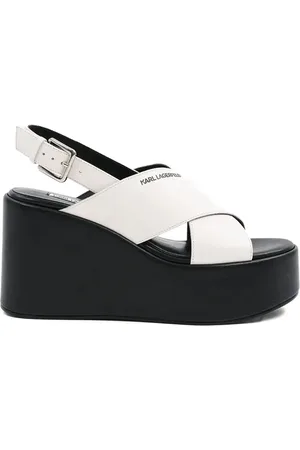 Karl Lagerfeld Sandalen aus Leder