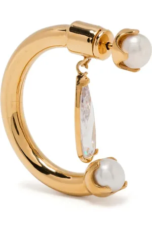 ALAN CROCETTI Pearl Fantasy Clear Drip Ohrring