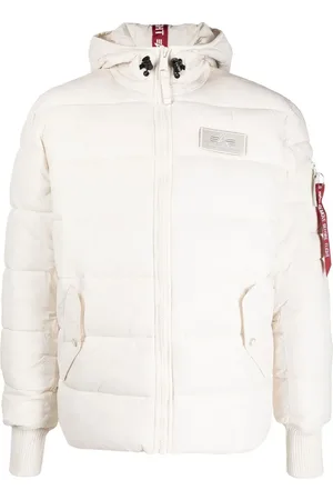 Alpha Industries Gefütterte Jacke mit Logo-Patch