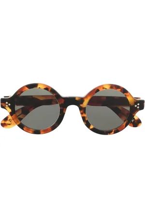 LESCA Saga Brille mit rundem Gestell