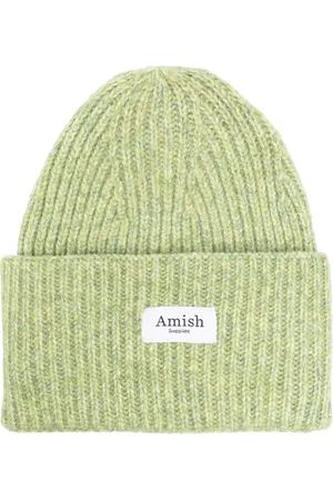 AMISH Beanie mit Logo-Patch