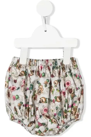 DOUUOD KIDS Windelhöschen mit Blumen-Print