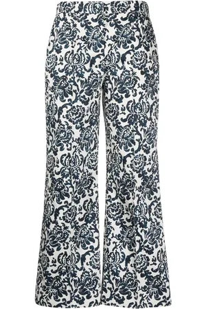 Max Mara Cropped-Hose mit grafischem Print