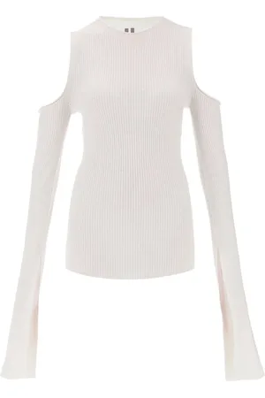 Rick Owens Gerippter Pullover mit Cut-Outs