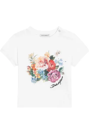 Dolce & Gabbana T-Shirt mit Blumen-Print