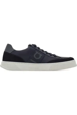 Salvatore Ferragamo Alaska Gancio Sneakers mit Wildledereinsätzen