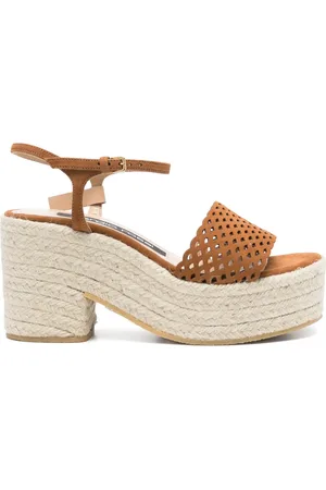 Sergio Rossi 85mm suede espadrilles