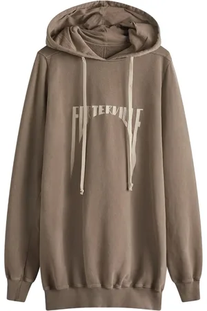Rick Owens Hoodie mit Logo-Stickerei