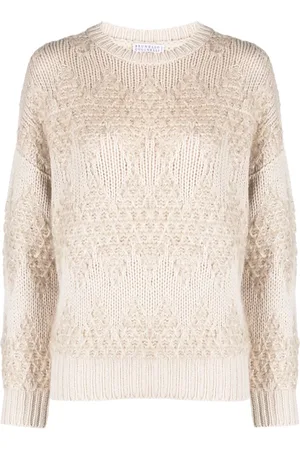 Brunello Cucinelli Pullover mit Rautenmuster