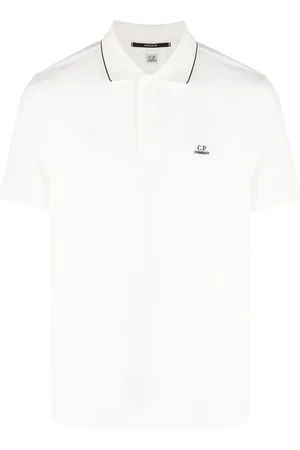 C.P. Company Poloshirt mit Logo-Patch