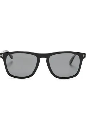 Tom Ford Eckige Sonnenbrille mit Logo-Schild