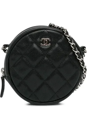 CHANEL 2018-2019 runde CC Clutch mit Kette
