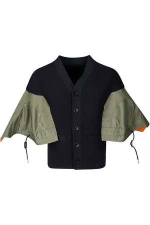 SACAI Cardigan mit Einsätzen