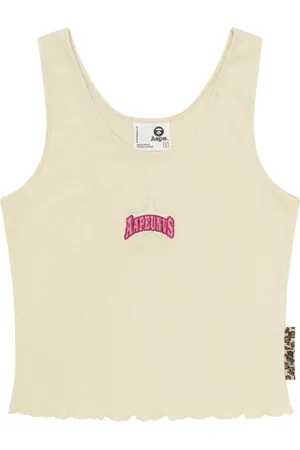 A Bathing Ape Oberteil mit Logo-Patch