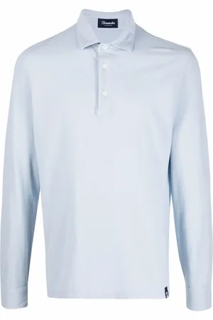 DRUMOHR Langärmeliges Poloshirt