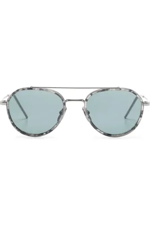 Thom Browne Getönte Pilotenbrille