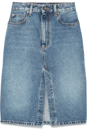 Alessandra Rich Bleistiftrock aus Denim