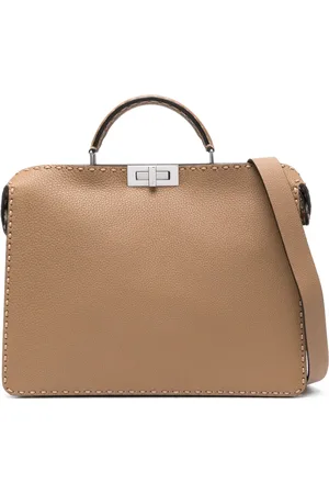 Fendi Mittelgroße Peekaboo ISeeU Selleria Handtasche