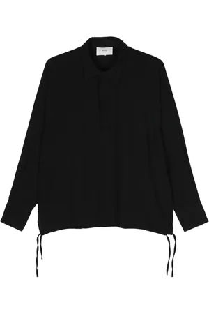 Ami Poloshirt mit langen Ärmeln