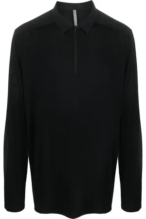 Veilance Poloshirt mit Reißverschluss