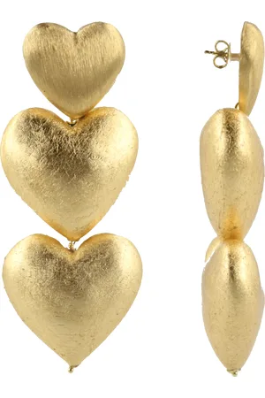 LOTT. gioielli Ohrringe - CW Earring Double Heart M - Gr. unisize - in - für Damen