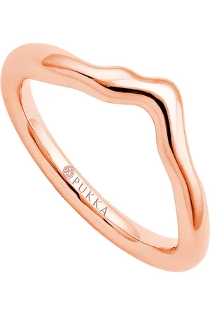 Pukka Berlin Ring - Nimbus Metal Chevron Ring - Gr. 54 - in - für Damen