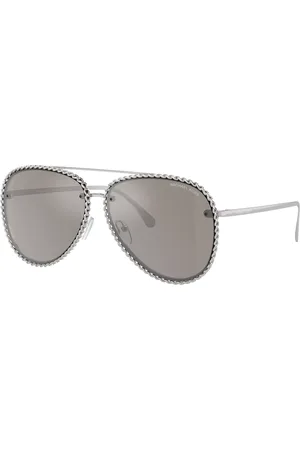 Michael Kors Sonnenbrille - 0MK1147 59 18936G - Gr. unisize - in Silber - für Damen