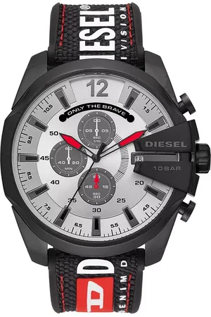 Diesel Uhren - Mega Chief Chronograph Nylon Watch - Gr. unisize - in Schwarz - für Damen
