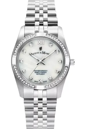 JACQUES DU MANOIR Uhr - Inspiration Prestige Uhr - Gr. unisize - in Silber - für Damen