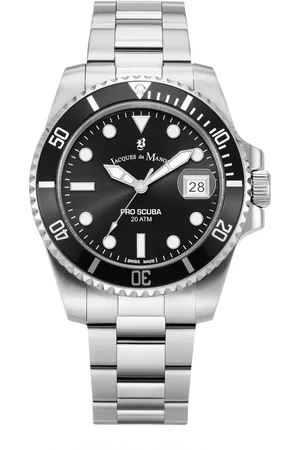 JACQUES DU MANOIR Uhren - Pro Scuba Uhr - Gr. unisize - in Silber - für Damen