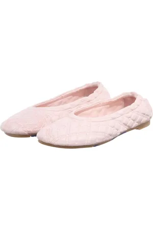 Burberry Loafer - Sadler Quilted Ballerina Shoes - Gr. 39 (EU) - in Gold - für Damen