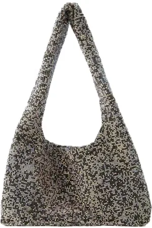 KARA Shopper - Crystal Mesh Armpit Bag - Polyester - Black Pixel - Gr. unisize - in - für Damen