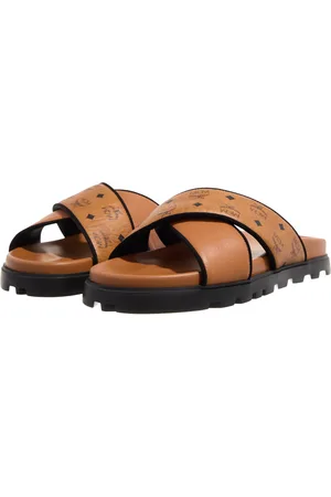 MCM Slipper & Pantoletten - U Col Vst Lthr Mix Flat Sandals Co - Gr. 36 (EU) - in - für Damen