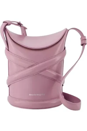 Alexander McQueen Shopper - The Curve Hobo Bag - Antic - Leather - Gr. unisize - in Rosa - für Damen