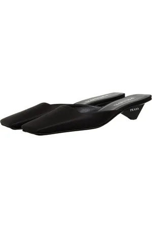 Prada Slipper & Pantoletten - Satin Sabots - Gr. 38 (EU) - in - für Damen
