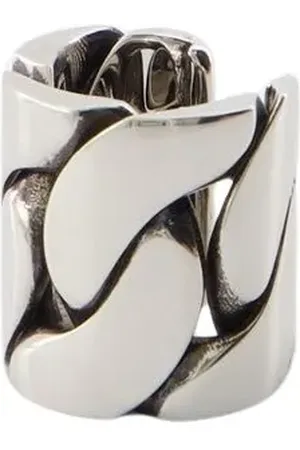 Alexander McQueen Ohrringe - Ear Cuff - Brass - - Gr. unisize - in Silber - für Damen