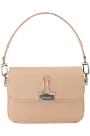 OFF-WHITE Shopper - Plain Binder S Crossbody - Peach/ - Leather - Gr. unisize - in - für Damen