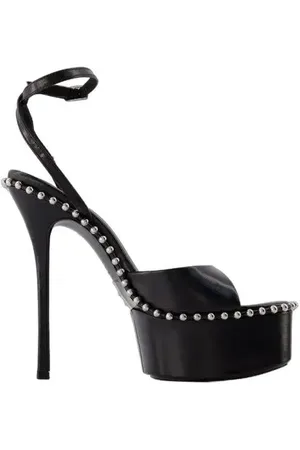 Alexander Wang Pumps & High Heels - Nova 145 Sandals - Leather _ Black - Gr. 41 (EU) - in - für Damen