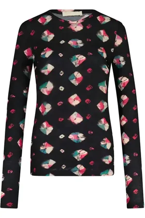 ULLA JOHNSON Longsleeve Eve mit Allover-Muster 47701903901018 - Größe XL