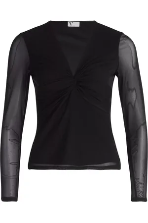 Vera Mont Longsleeve Shirt mit Meshärmeln 47701851668826 - Größe 36