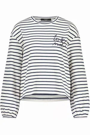 Max Mara Langarmshirt Kansas im gestreiften Design 47702385 - Größe L
