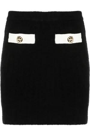 Self-Portrait Knitted Mini Skirt - Größe M